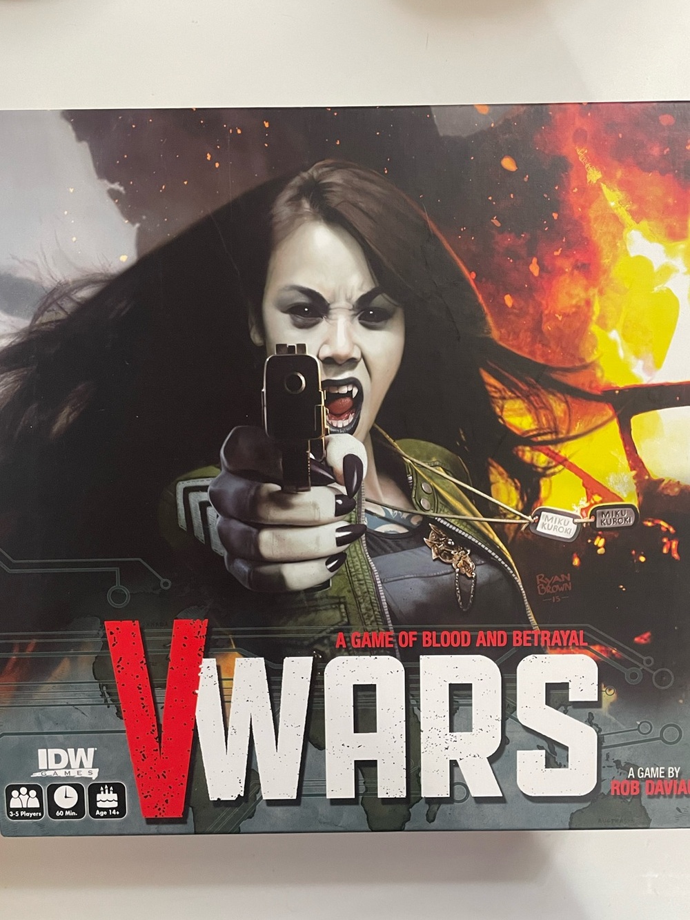 V-Wars Board Game - Like New